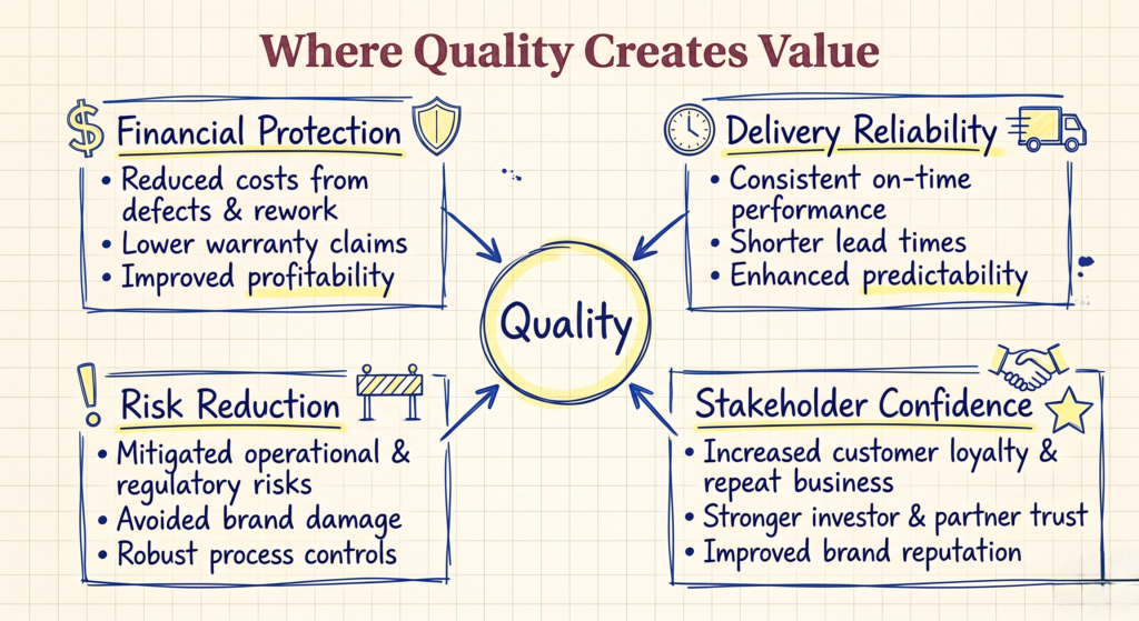 Where Quality Actually Creates Value: Moving Beyond Compliance to Business Performance